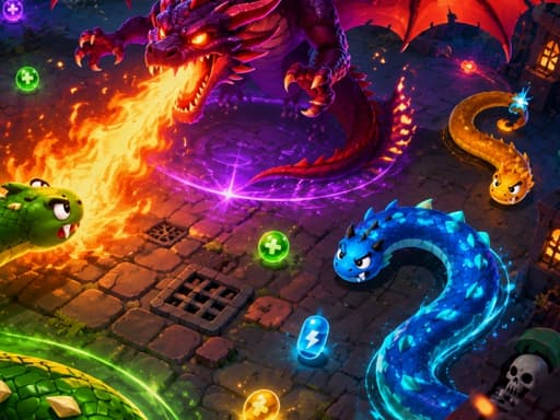 Tailoff.io: Snake Dragon Arena thumbnail